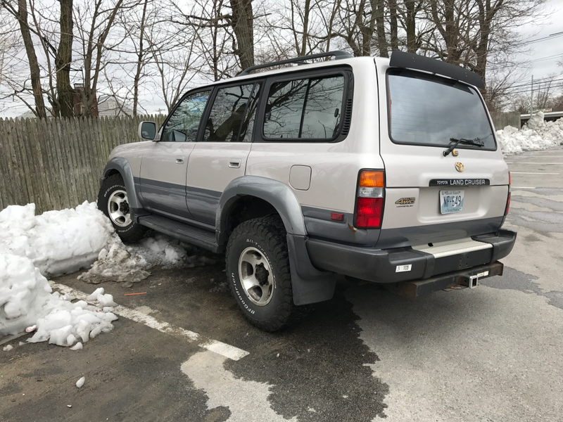 Every time I park like this I forget how short and fat I am until I need to get back in.